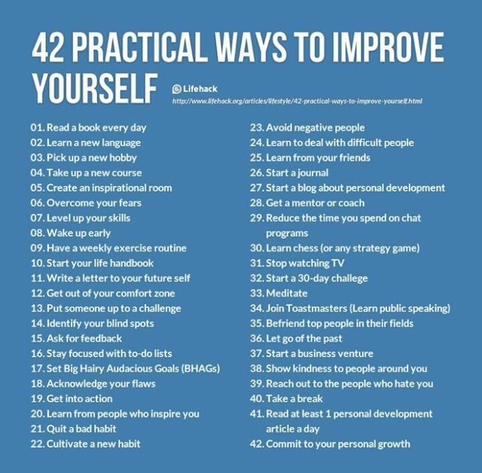 Self-Improvement Tips