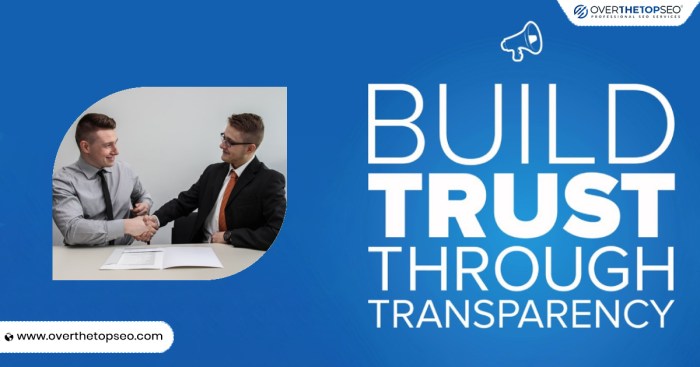 Building Trust Through Transparency