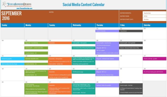 Developing a Social Media Calendar